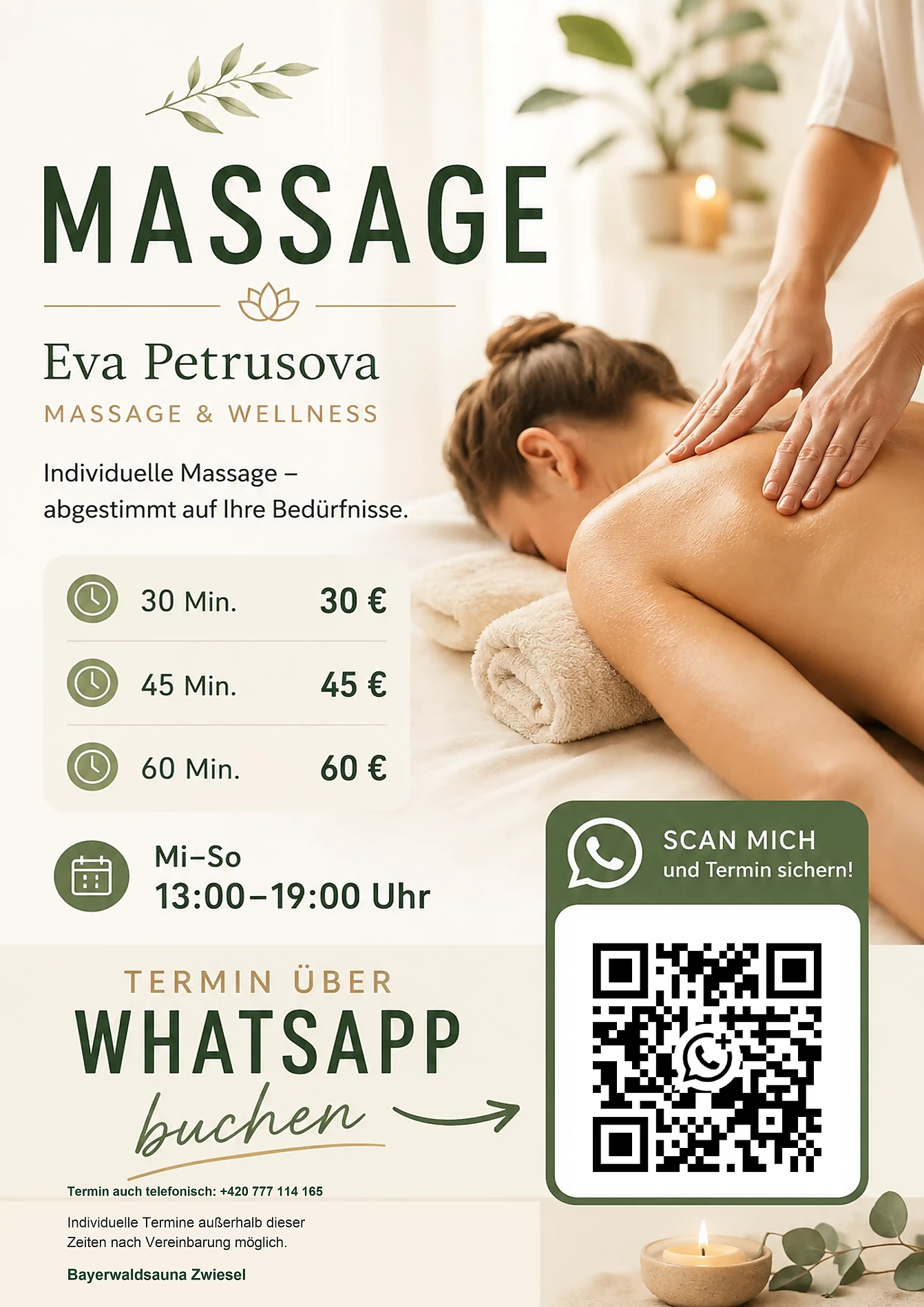 Eva Petrusova - Massageangebote